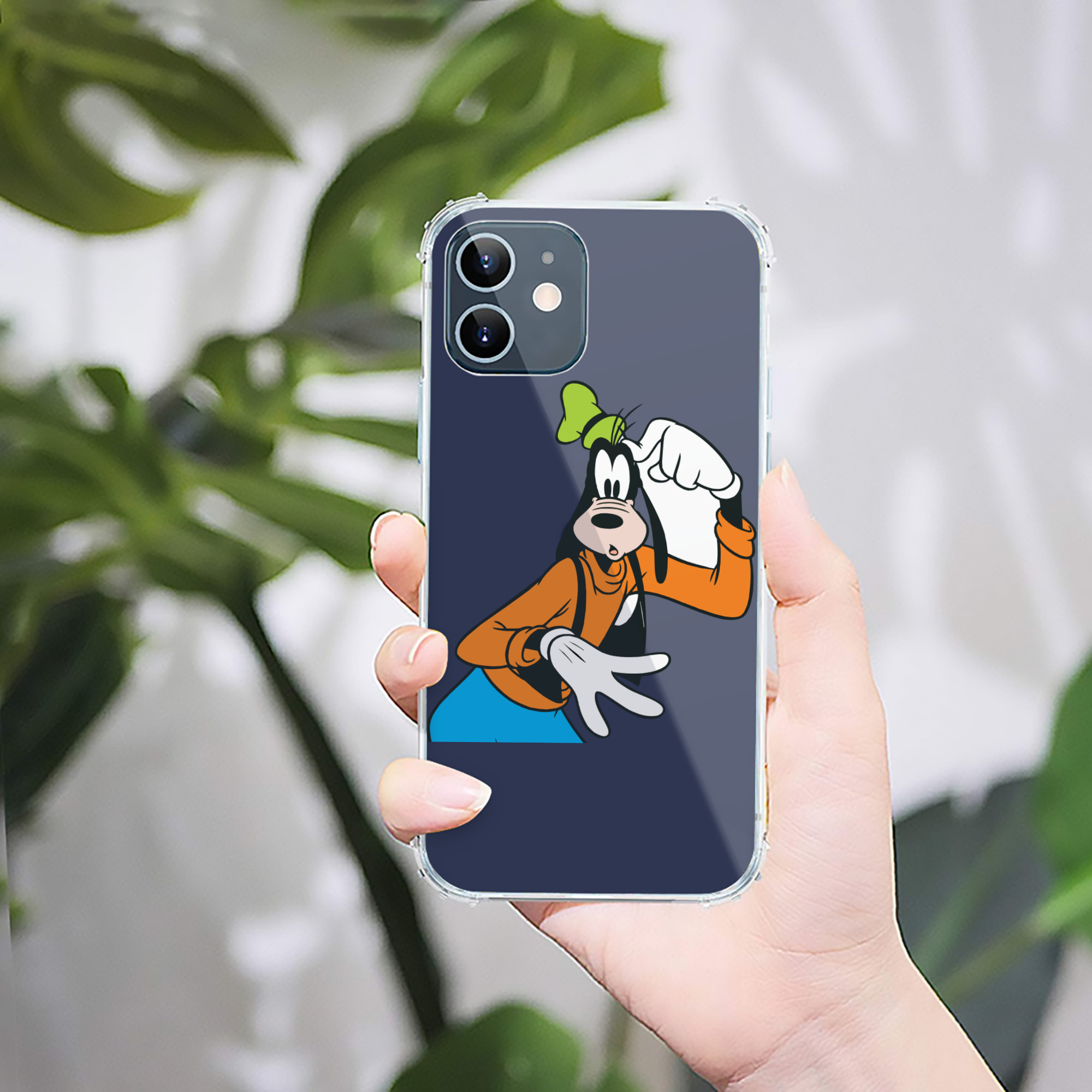 （画像用） ミッキーマウス Mickey Mouse 【iPhone 12シリーズ対応】透明スマホケース（クリアソフトケース）